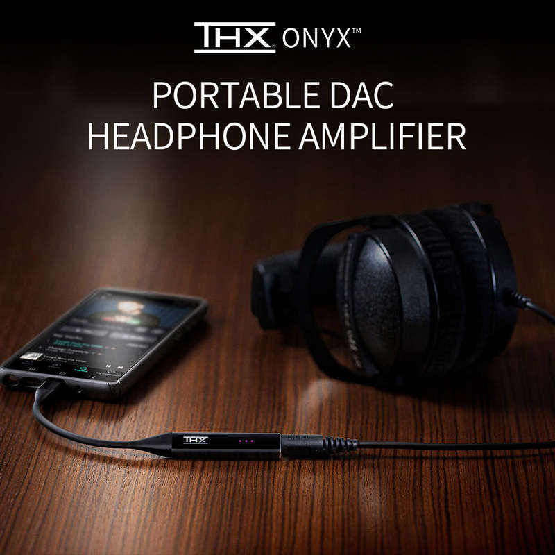 Razer THX Onyx Portable DAC Headphone Amplifier with THX AAA Technology HiFi Sound Quality Compatibl