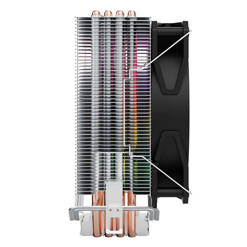 Thermaltake Mercury S400 RGB CPU Cooler PWM Snap-on Fan 4 Direct Contact Heatpipes Through Fin Techn
