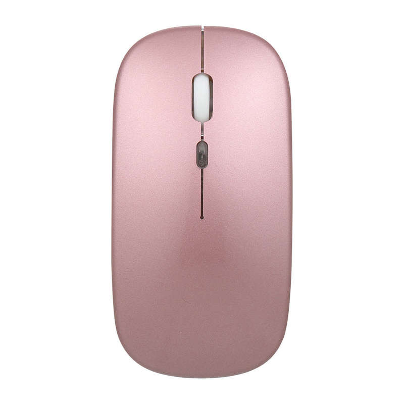 2.4G Wireless Slim Mouse Less Noise 3 Adjustable DPI 7-color Breathing Light Rechargeable Mouse for