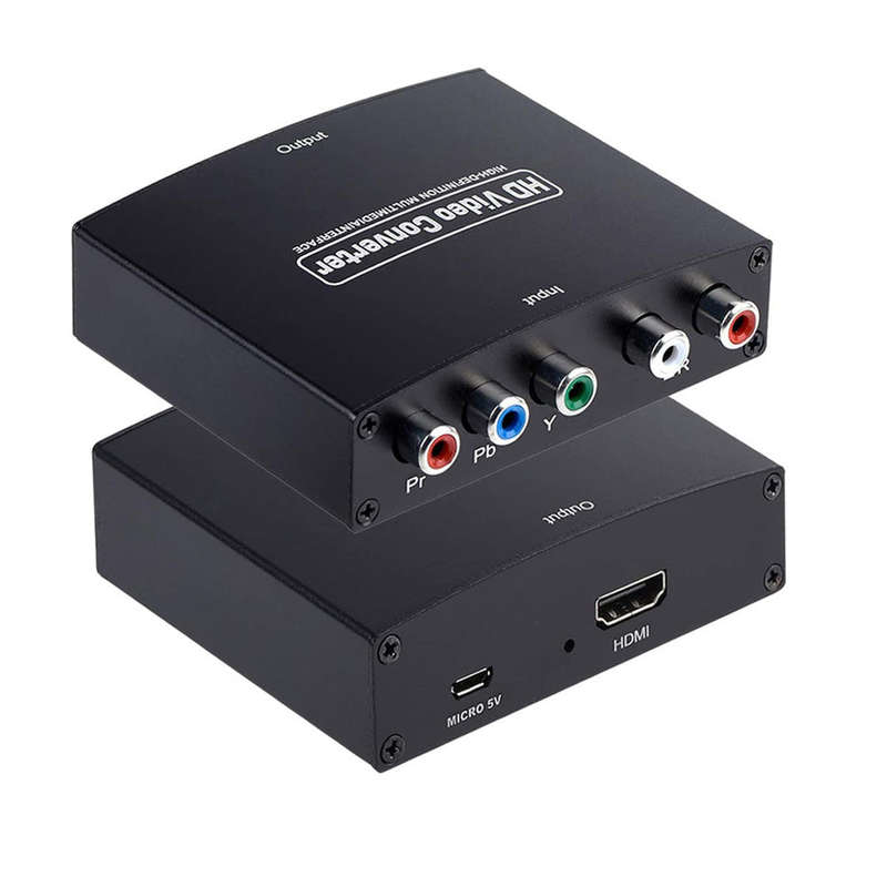 YPbPr to HD Converter High-definition Compatibility Audio Synchronization 1080P HD Stable Transmissi