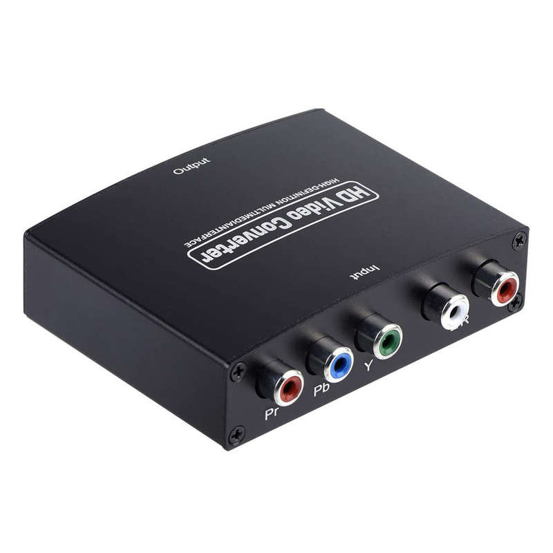 YPbPr to HD Converter High-definition Compatibility Audio Synchronization 1080P HD Stable Transmissi