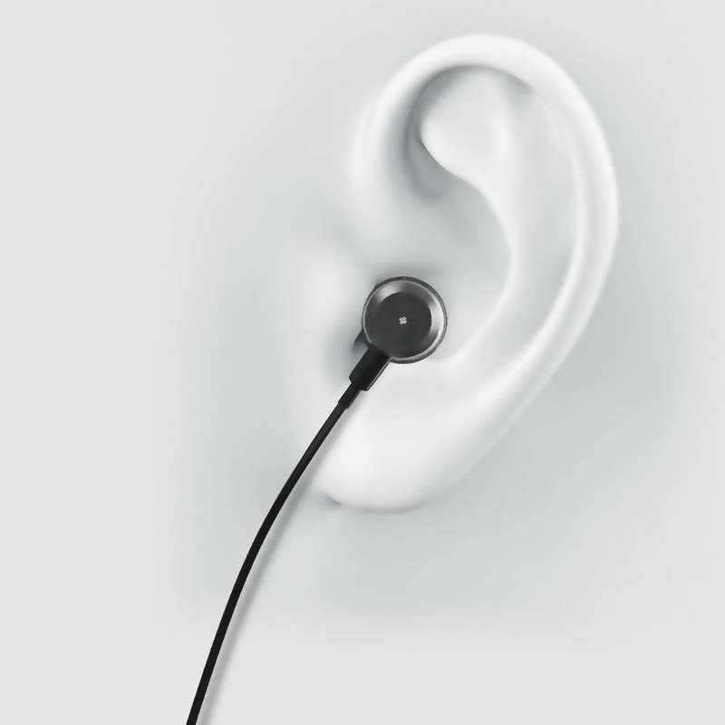 ONDA Universal Wired In-ear Earbuds Ergonomic Headphones with Deep Bass In-line Mic 9mm Driver Unit