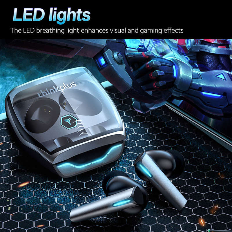 Lenovo XG02 Wireless BT5.0 Gaming Headphones In-ear Gaming Earbuds HiFi Sound Quality Game/Music Dua