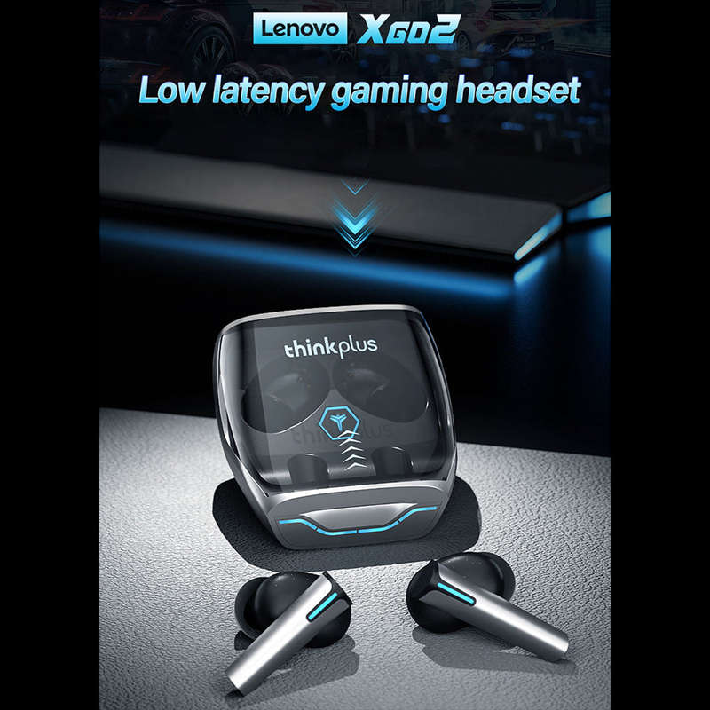 Lenovo XG02 Wireless BT5.0 Gaming Headphones In-ear Gaming Earbuds HiFi Sound Quality Game/Music Dua