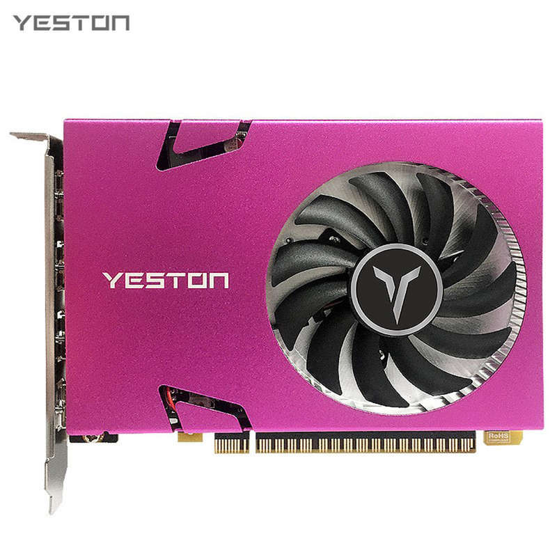 Yeston GT730-4G 4HD 4-Screen Graphics Card 4G/128bit/DDR3 Memory Support Split Screen 10bit Color De