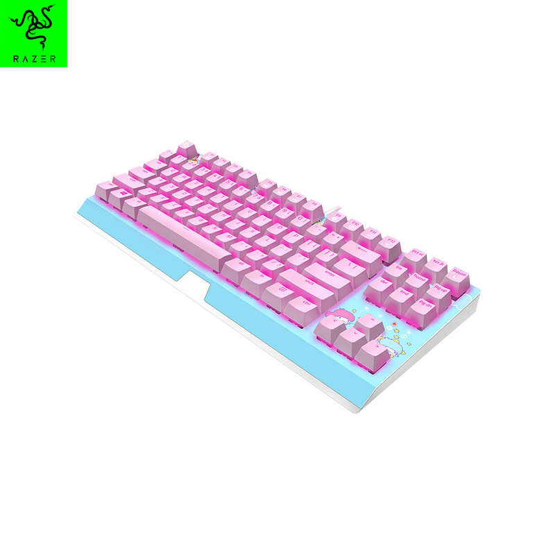 Razer Hello Kitty Limited Edition 87 Keys Compact Wired Keyboard Gaming Office Backlight Mechanical