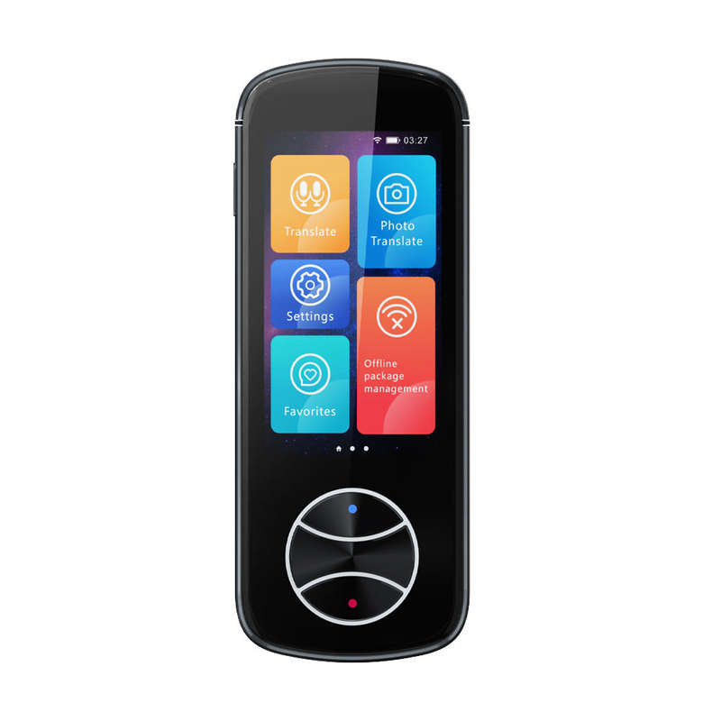 V10 Smart Translator Support Online/Offline/Photo Translation 3 inch Touch Screen Aluminum Alloy She