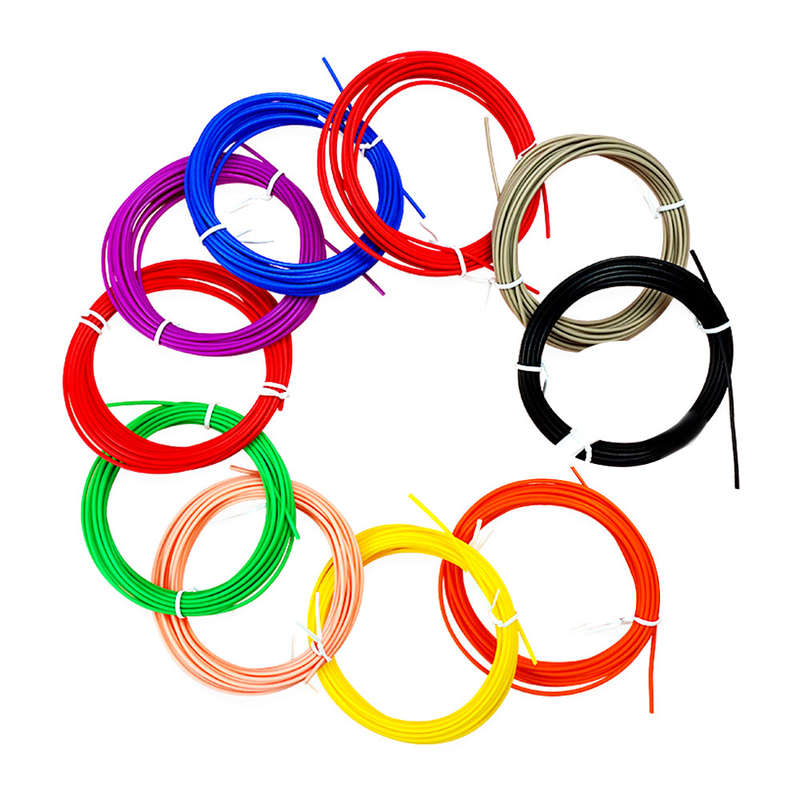 3D Printing Pen PCL Filament Refills High-Precision 1.75mm Diameter Low Melting Temp No Clogging 10