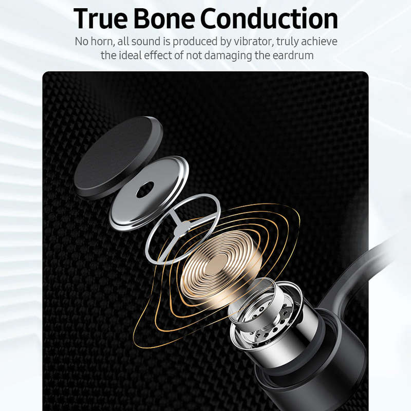 Lenovo X4 Wireless BT Headphone Bone Conduction Earphone BT5.0 Connection Lightweight Design Support
