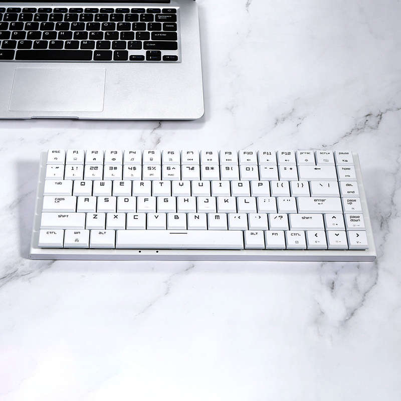 Magic-Refiner MK27 84 Keys Three-mode Mechanical Keyboard RGB Keyboard Support 2.4G/BT/USB Wired Con