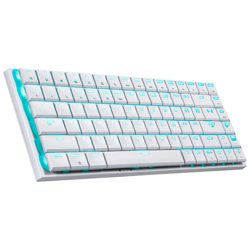 Magic-Refiner MK27 84 Keys Three-mode Mechanical Keyboard RGB Keyboard Support 2.4G/BT/USB Wired Con