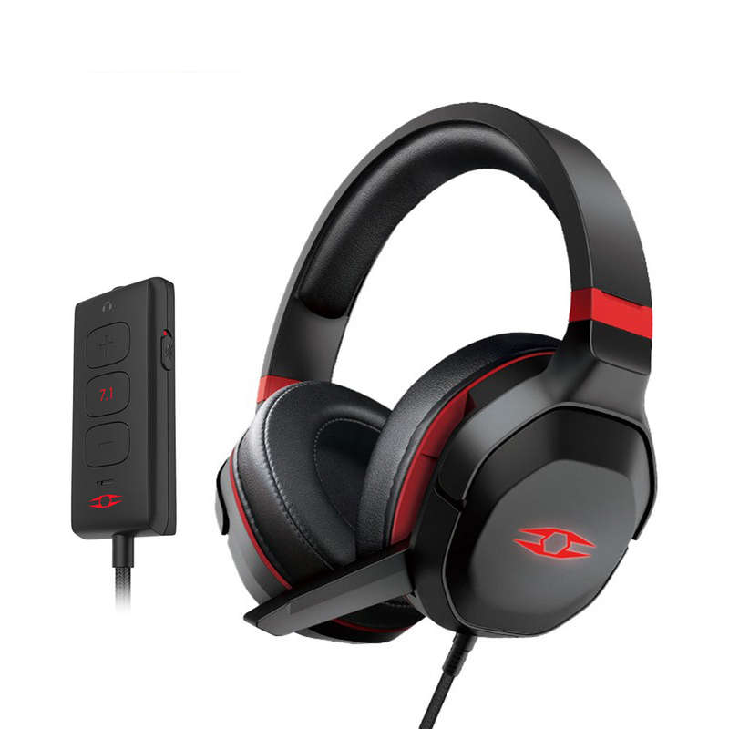 LIBERTY GAMER RISE Head-mounted Gaming Headset 53mm Driver Unit 7.1 Virtual Surround Sound Ergonomic