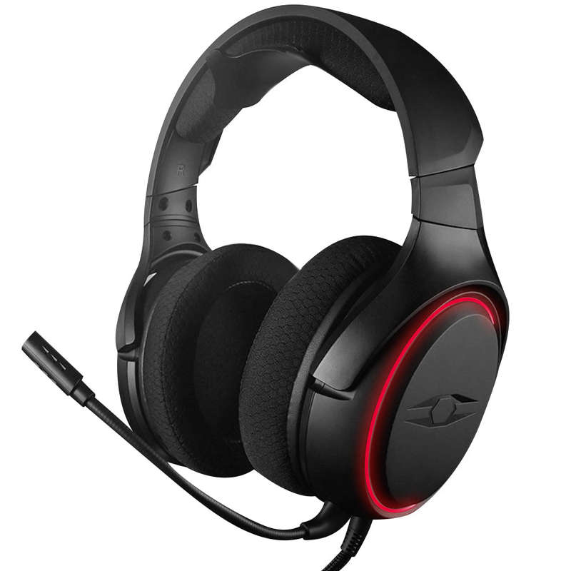 LIBERTY GAMER SPLENDOR Wired Gaming Headset Virtual 7.1 Surround Sound 50mm Driver Unit 4 Sound Effe