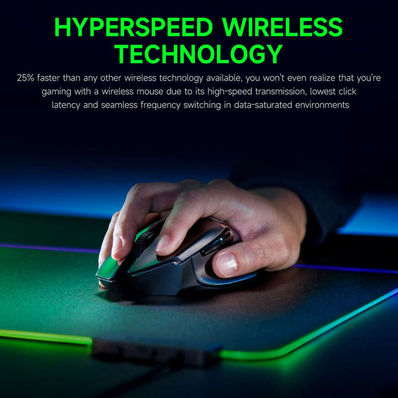 Razer Basilisk X HyperSpeed Wireless Mouse Razer HyperSpeed Wireless+BT Dual-mode Gaming Mouse 16000