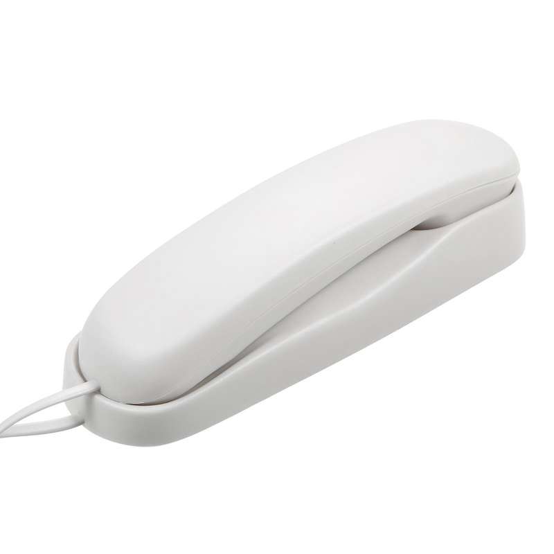 Desktop Wall-mounted Corded Telephone Support Pause/Redial/Mute/Flash/Hold for Home Office Hotel Whi