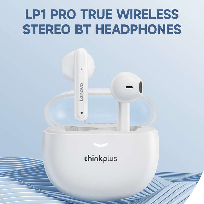 Lenovo thinkplus LP1 Pro Wireless BT5.1 Headphones Semi-in-ear Sports Music Earbuds HiFi Sound Quali