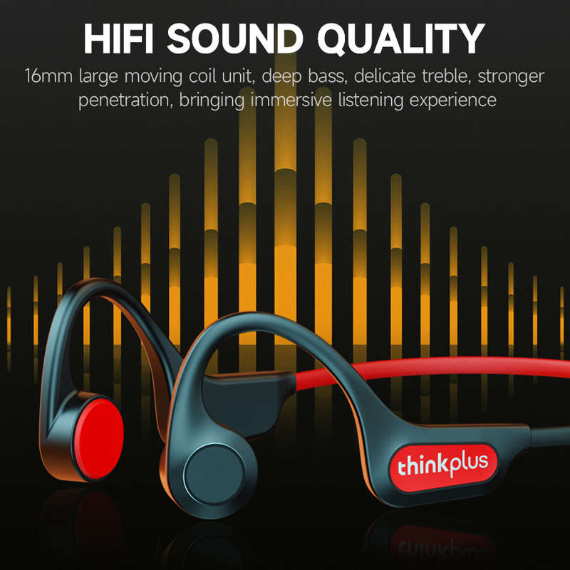 Lenovo thinkplus X3 pro Bone Conduction Headphone Wireless BT5.3 Earphone Ergonomic Lightweight Desi