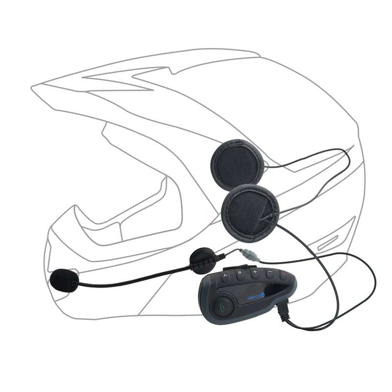VNETPHONE V8 SV Motorcycle Helmet BT Intercom Headphone Full Duplex Intercom NFC Fast Pairing FM Fun