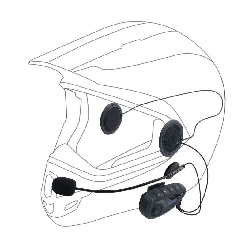 VNETPHONE V8 SV Motorcycle Helmet BT Intercom Headphone Full Duplex Intercom NFC Fast Pairing FM Fun