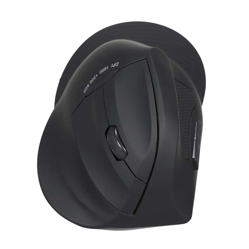 2.4G Wireless Optical Mouse Vertical Mouse 6 Keys Ergonomic Office Mice with 3-gear Adjustable DPI f