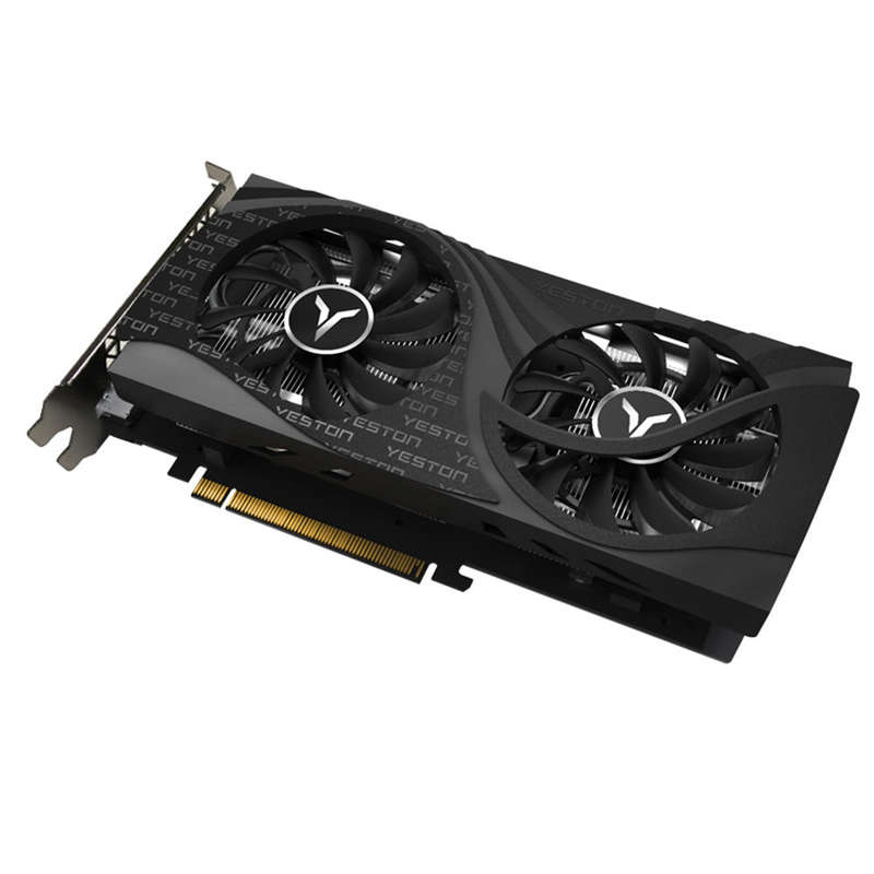 Yeston RTX3050-8G D6 GA Gaming Graphics Card 8G/128bit/GDDR6 Memory 2 Large Size Cooling Fans Metal