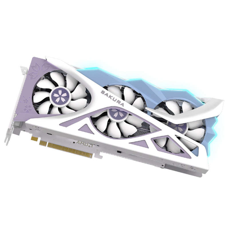 Yeston RTX3070-8G D6 YA Gaming Graphics Card 8G/256bit/GDDR6 Memory Dual Light Effect Mode 3*DP+HD O