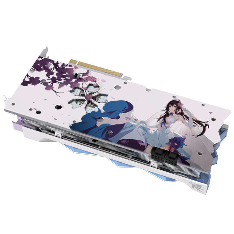 Yeston RTX3070-8G D6 YA Gaming Graphics Card 8G/256bit/GDDR6 Memory Dual Light Effect Mode 3*DP+HD O