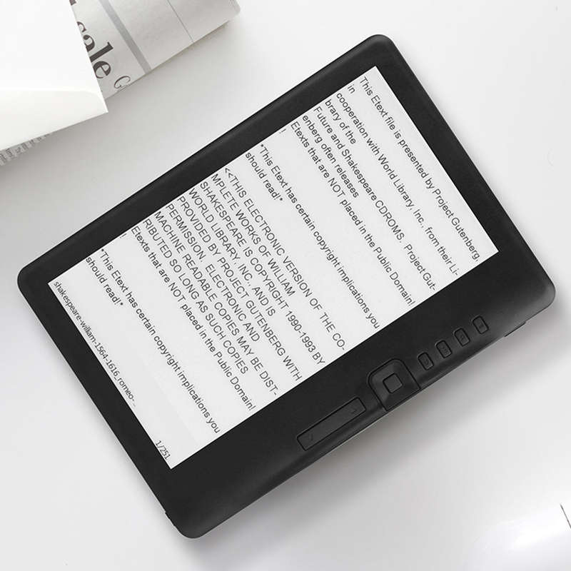 Portable E-book Reader 7 inch Multifunctional E-reader 16GB Memory Compact Size Buitl-in Lithium Bat