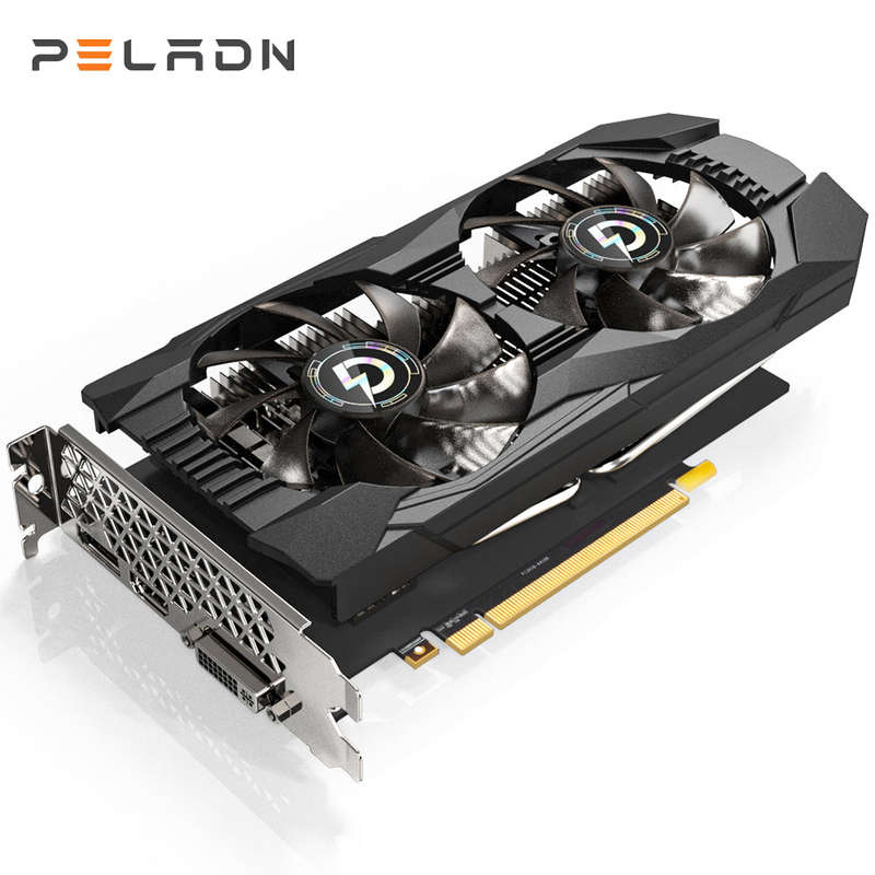 Peladn GTX1660 SUPER 6G Gaming Graphics Card 6G/192bit/GDDR6 Memory Maximum Support 4K Resolution wi