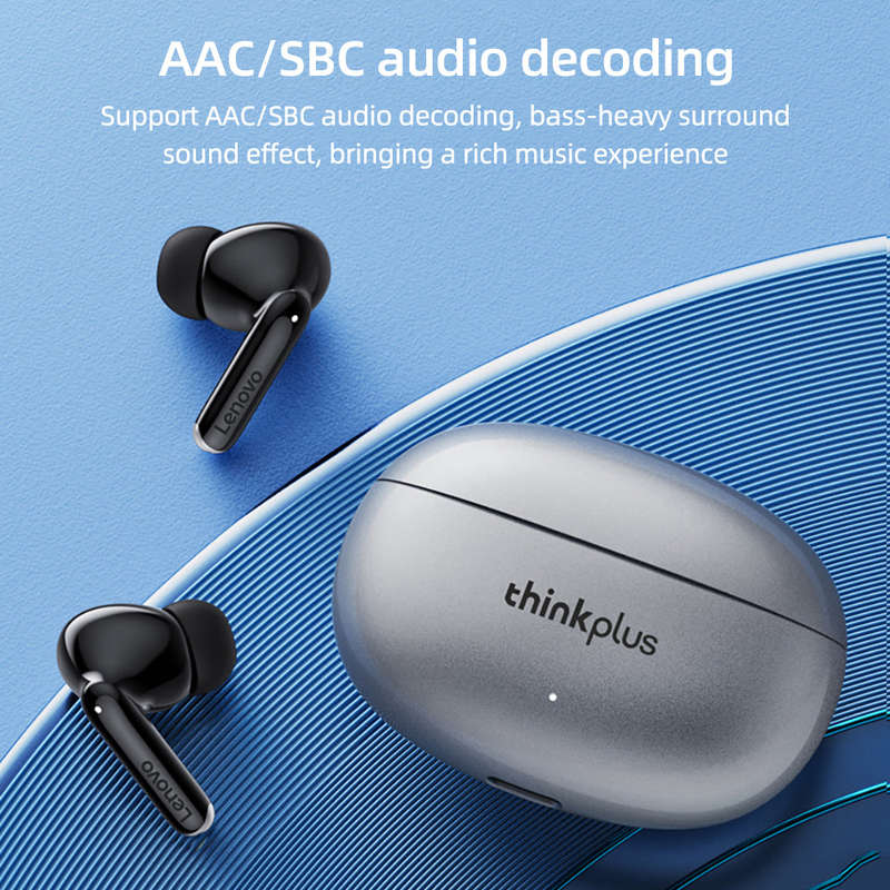 Lenovo thinkplus XT88 True Wireless BT Headphones In-ear Sport Music Earbuds BT5.3 Chip Support AAC/