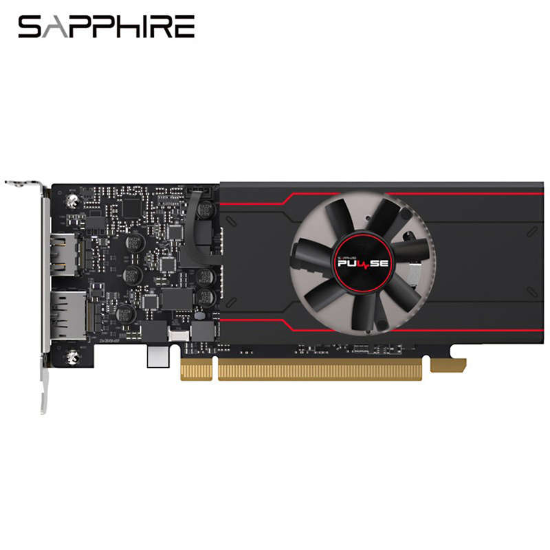 Sapphire RX6400 4G D6 Gaming Graphics Card 4G/64bit/GDDR6 Memory Max Support 8K Resolution Single Co