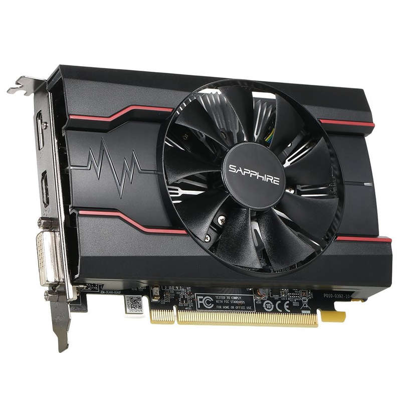 Sapphire RX550 4G D5 OC Graphics Card 4G/GDDR5/128bit Memory 1500MHz Memory Frequency Single Cooling