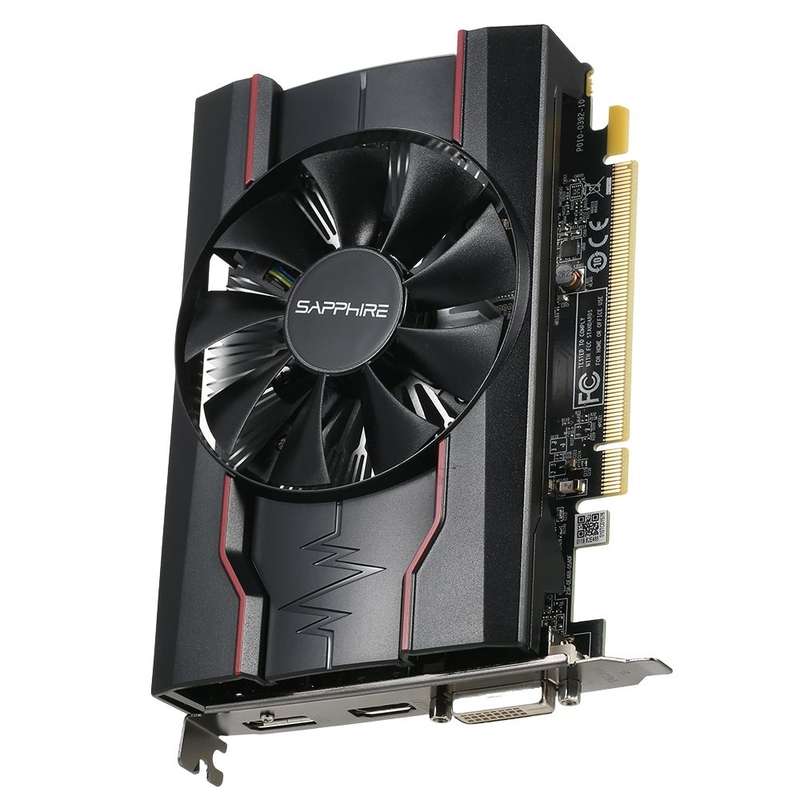 Sapphire RX550 4G D5 OC Graphics Card 4G/GDDR5/128bit Memory 1500MHz Memory Frequency Single Cooling