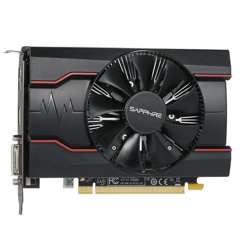 Sapphire RX550 4G D5 OC Graphics Card 4G/GDDR5/128bit Memory 1500MHz Memory Frequency Single Cooling