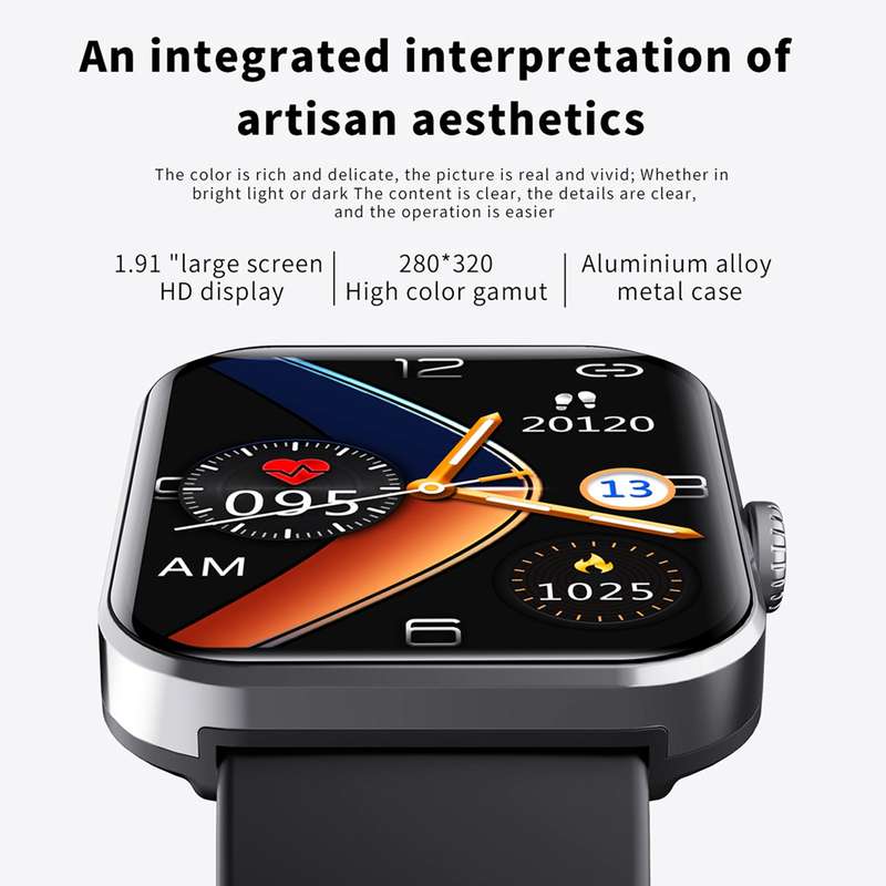 F57L 1.9''Smartwatch Sports Watch with Touchscreen Intelligent Watch with BT5.1 Calling Sleep Monito