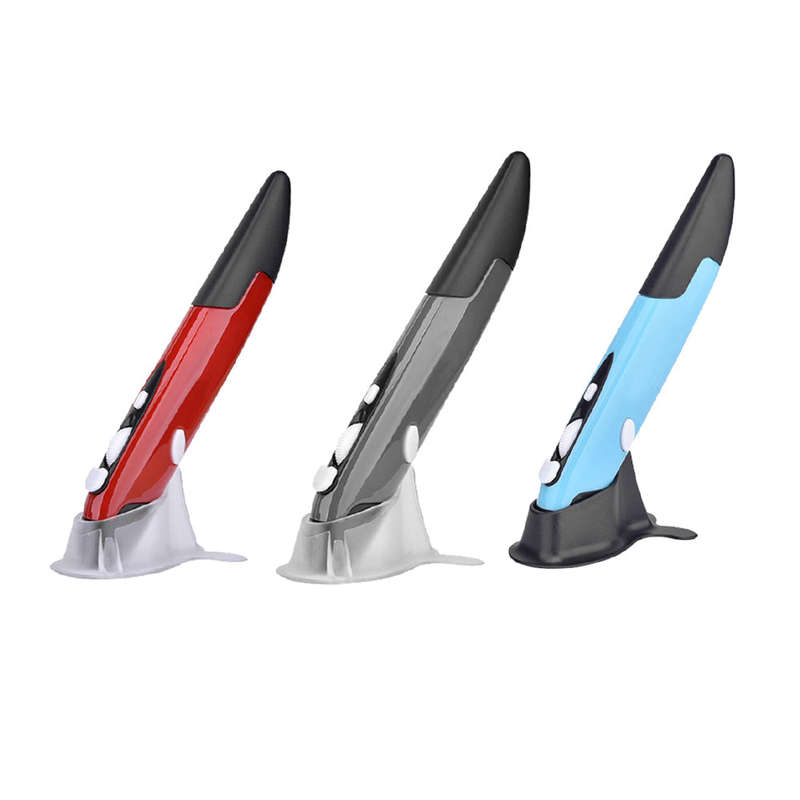 2.4GHz Wireless Optical Pen Mouse Adjustable 500/1000DPI Optical Presenter Flip Pen for PC Android R