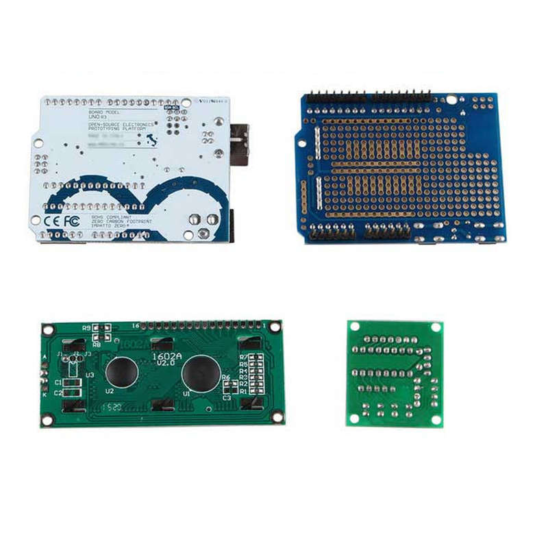 R3 UNO Learning Kit Compatible with Arduino With Stepper Motor 1602LCD Sensors Servo Breadboard Jump