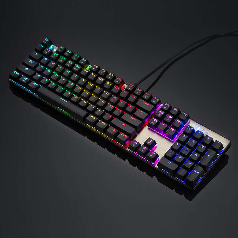MOTOSPEED Inflictor CK104 Blue Switches Tactile Mechanical Esport Gaming Game Keyboard Wired USB Erg