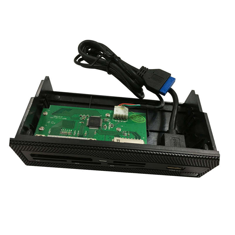 Sunshine-tipway 5.25 inch Multi-Function Front Panel Expansion Hub with USB 3.0 Port CF/SD/XD/MS/M2/
