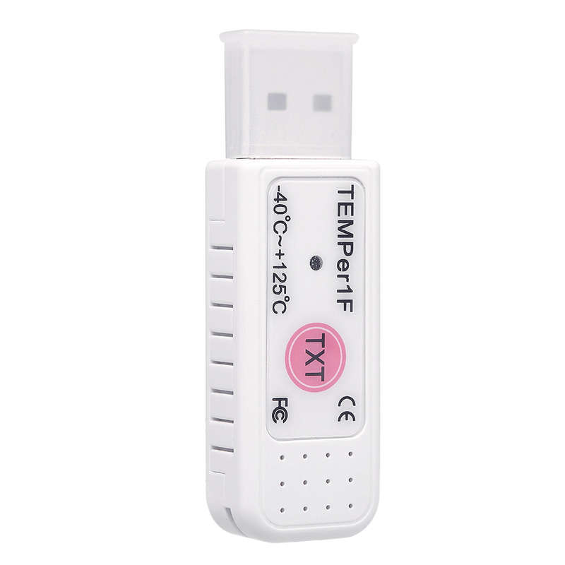 PCsensor USB Thermometer Temperature Sensor Data Logger Recorder for PC Laptop White