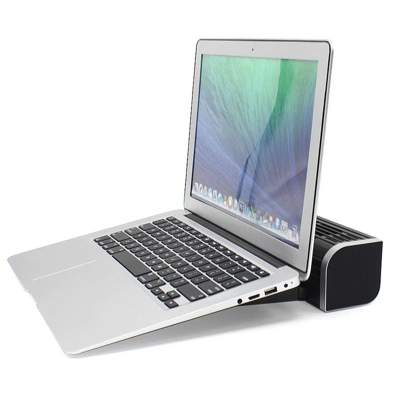 Olmaster CF-1691 USB Cooling Fan Laptop Pad Stand Fan Notebook Computer Phone Cooler Horizontal Axis