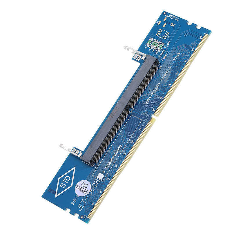 DDR4 Laptop SO-DIMM to Desktop Adapter Card Converter Memory RAM Connector Adapter Memory Tester