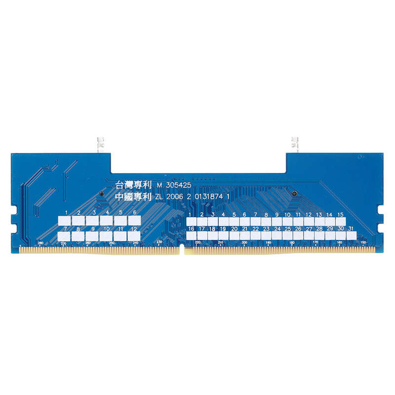 DDR4 Laptop SO-DIMM to Desktop Adapter Card Converter Memory RAM Connector Adapter Memory Tester