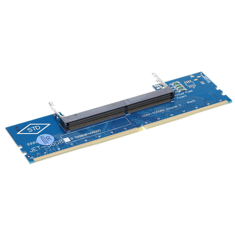 DDR4 Laptop SO-DIMM to Desktop Adapter Card Converter Memory RAM Connector Adapter Memory Tester