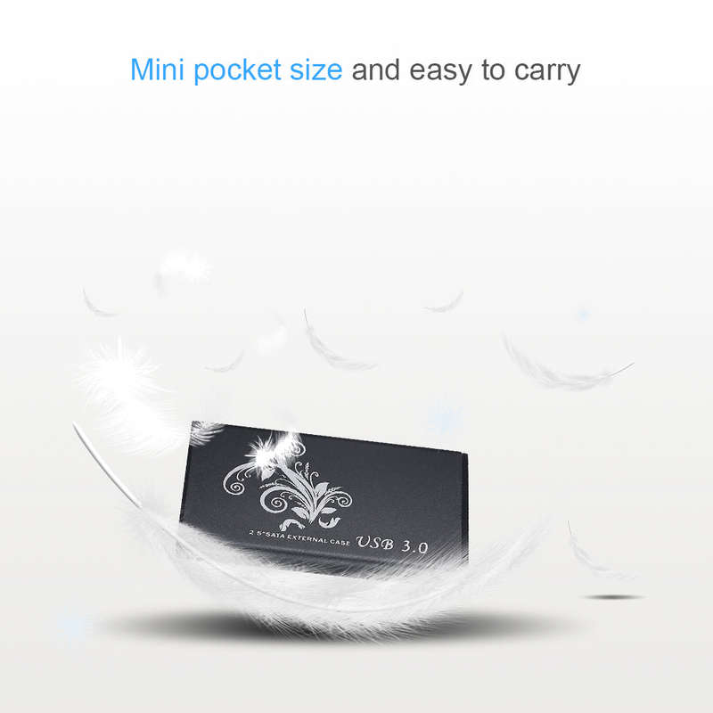 2.5 Inch HDD Case SATA HDD to USB3.0 Converter Adapter External Case Hard Disk Drive Box External HD