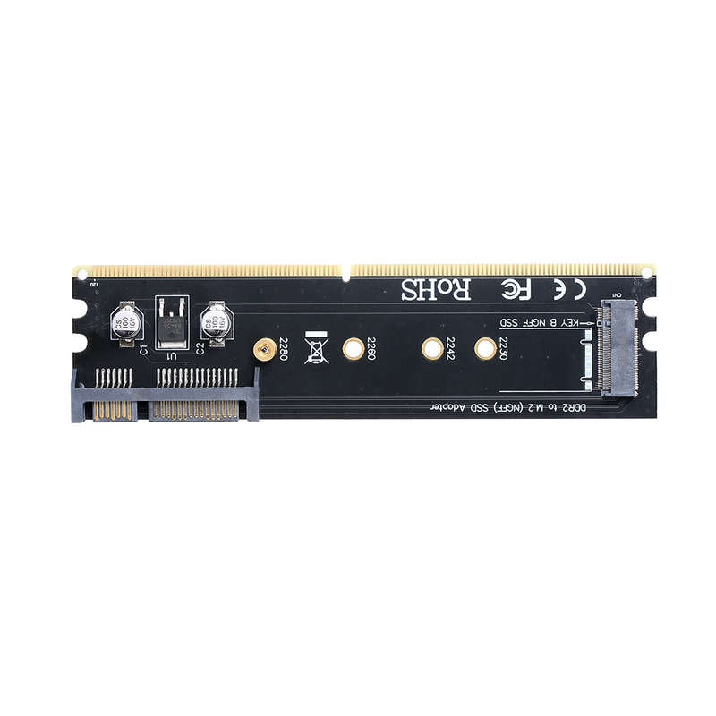 DDR to M.2 Hard Disk Adapter Card SATA to M.2 (NGFF) B-key 2230/2242/2260/2280 SSD Adapter DDR2 Memo