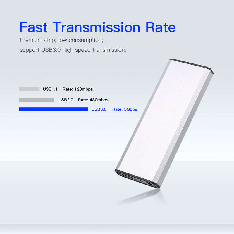 SSD Enclosure for 2012 APPLE PRO RETINA A1425 A1398 MC975 MC976 USB3.0 Hard Drive Disk Silver