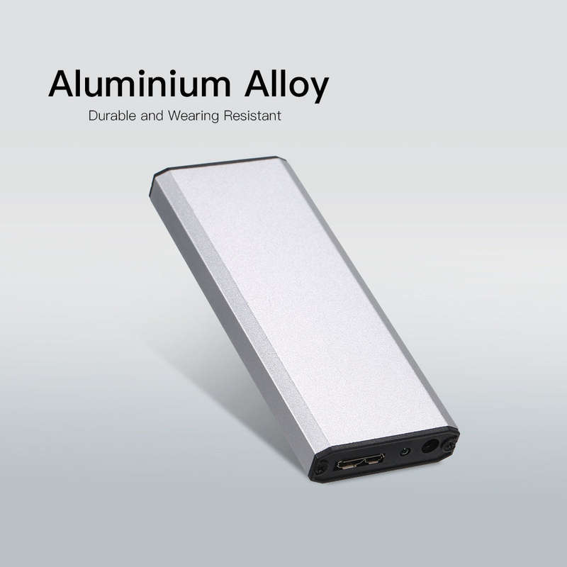 SSD Enclosure for 2012 APPLE PRO RETINA A1425 A1398 MC975 MC976 USB3.0 Hard Drive Disk Silver