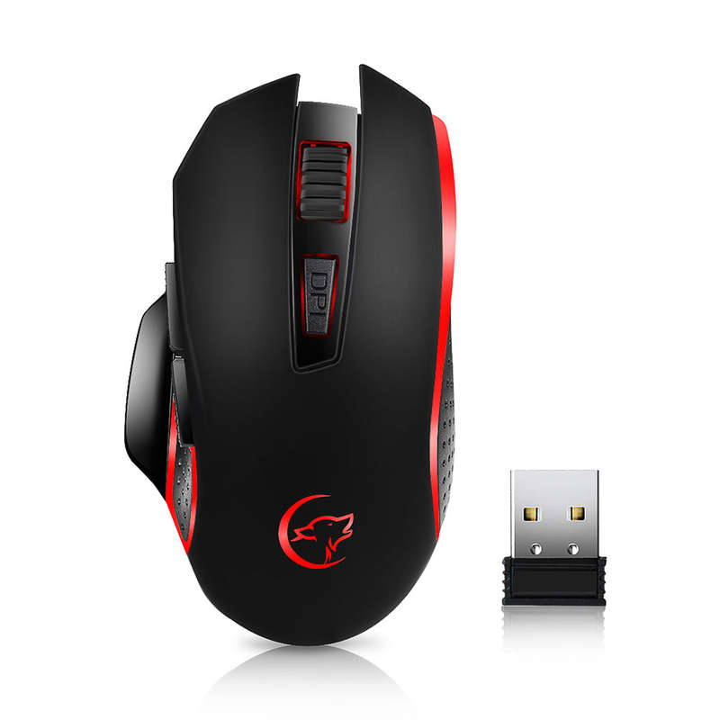G821 Gaming Mouse Wireless Mouse Adjustable 2400DPI Optical Computer Mouse 2.4Hz Mice for PC Laptop
