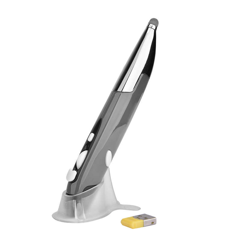 PR-06 2.4Ghz Wireless Optical Touch-pen Mouse 800/1200/1600DPI Wireless Mouse Pen with Stylus Functi